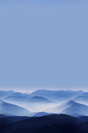 山川印花花型图片