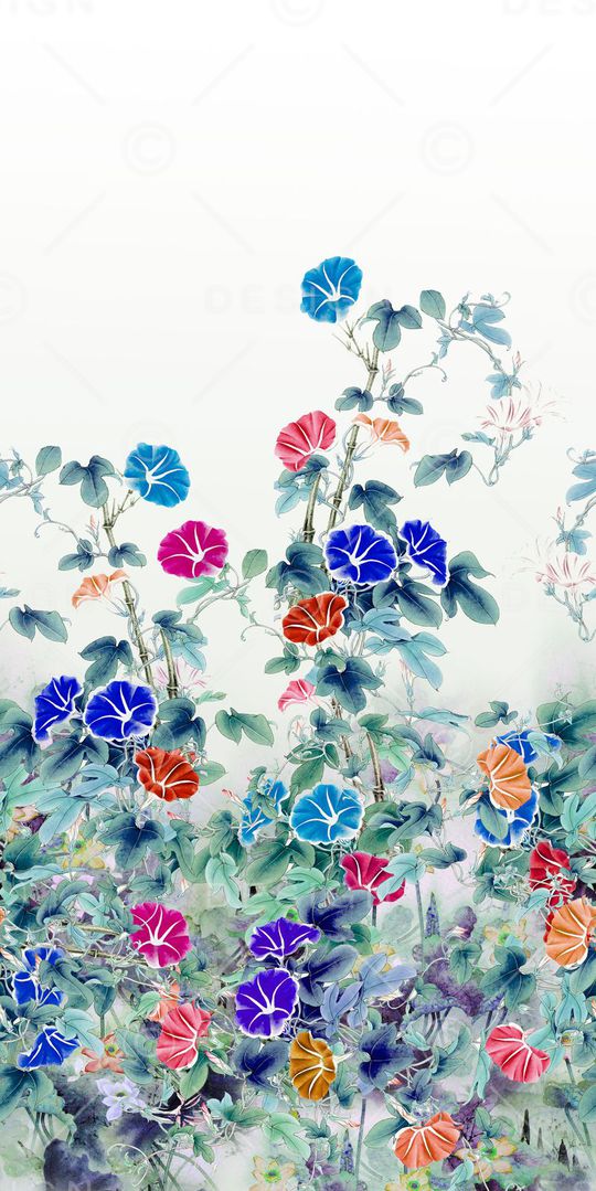 花朵印花花型图片