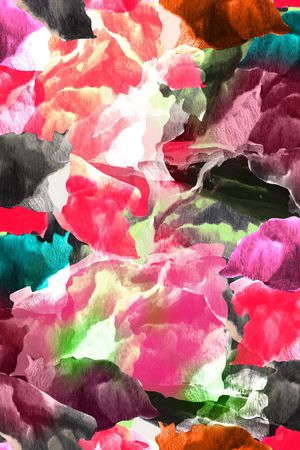 抽象印花花型图片