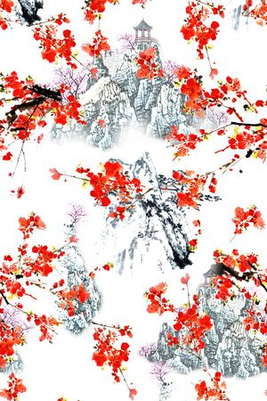 清爽印花花型图片