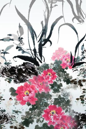 花卉印花花型图片