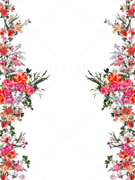 花卉印花花型图片