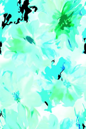 原创花卉印花花型图片