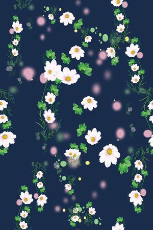 植物花卉印花花型图片