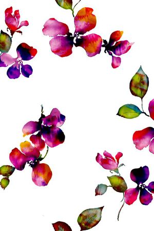 小碎花印花花型图片