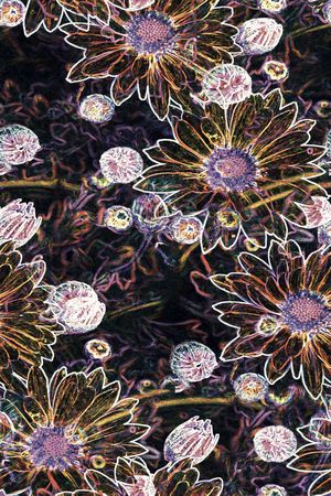 花朵印花花型图片