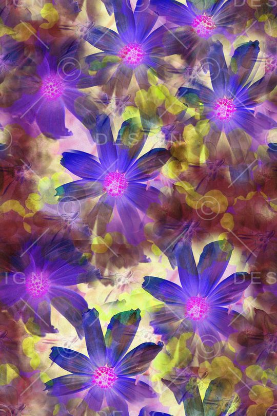 花卉印花花型图片