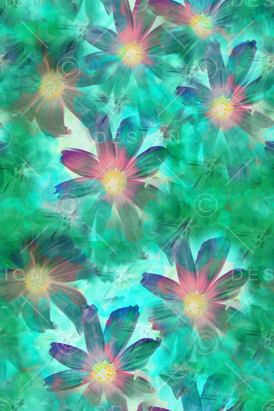 花卉印花花型图片