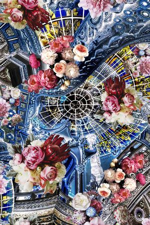 建筑印花花型图片