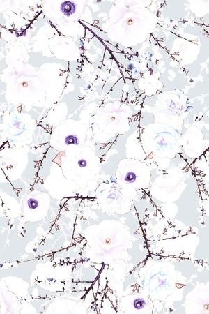 碎花印花花型图片
