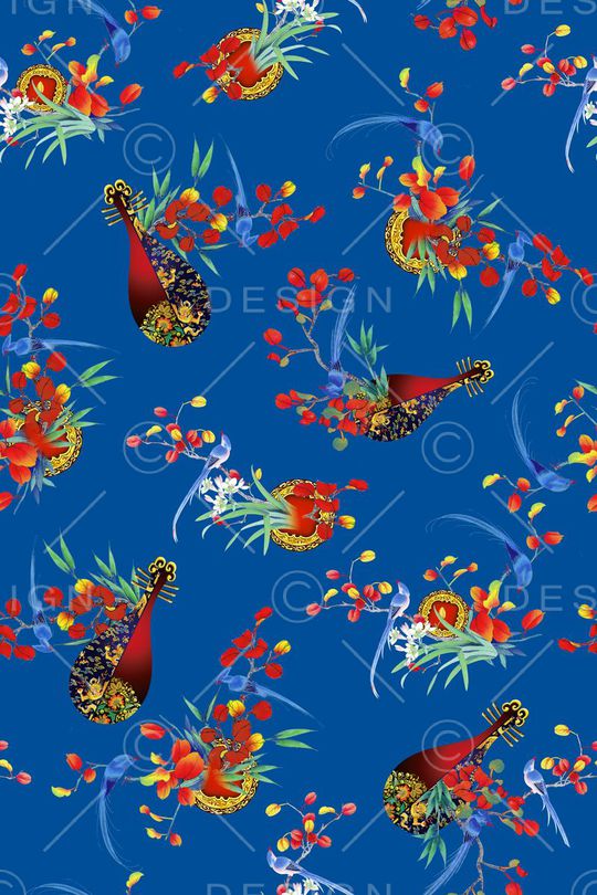 瓷器印花花型图片