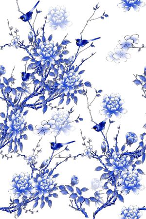 花朵印花花型图片