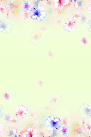 围巾花型印花花型图片