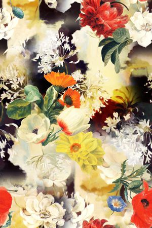 花朵印花花型图片