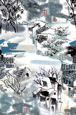 建筑印花花型图片
