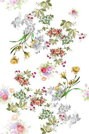 个性女装印花花型图片