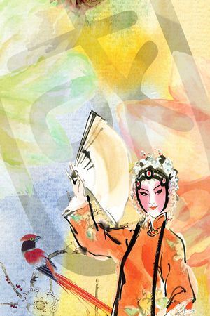 京剧印花花型图片