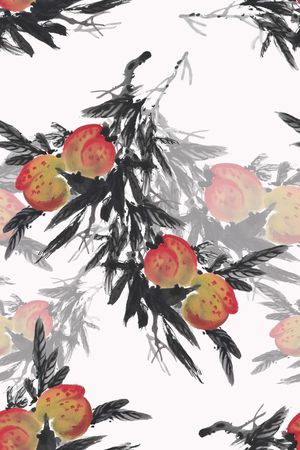 花朵印花花型图片