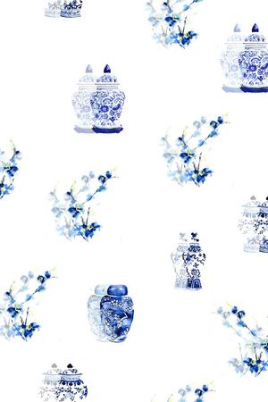 青花瓷印花花型图片
