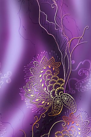 东南亚印花花型图片