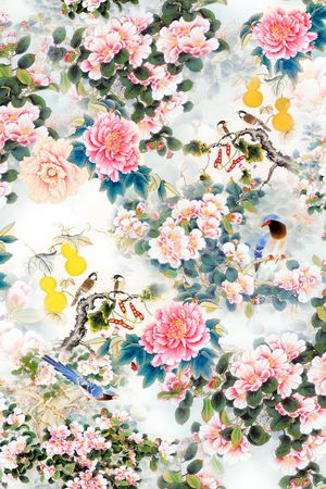 民族风印花花型图片