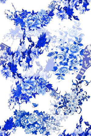 花卉印花花型图片