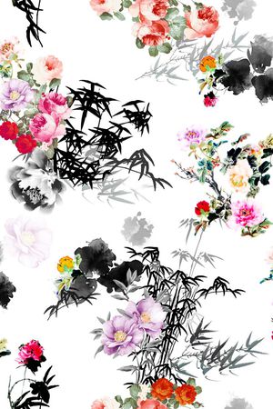 民族风印花花型图片
