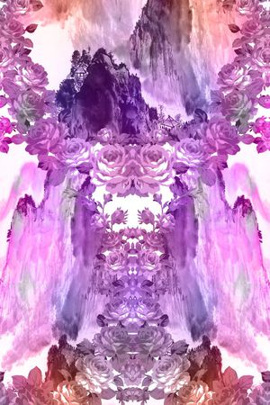 花卉印花花型图片