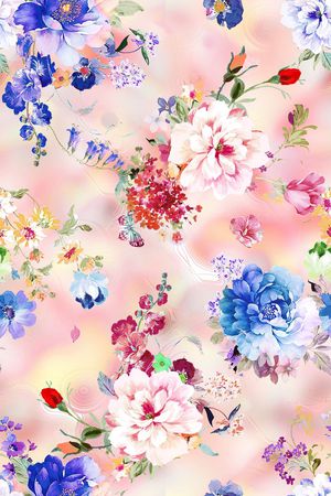 花朵印花花型图片