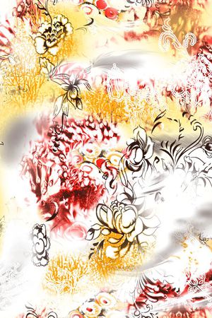 清爽印花花型图片