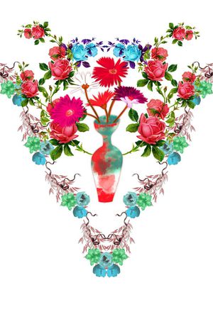 女款印花花型图片