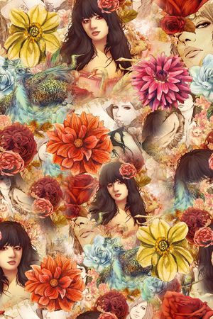 花朵印花花型图片