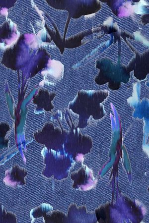 抽象印花花型图片