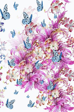 花卉印花花型图片