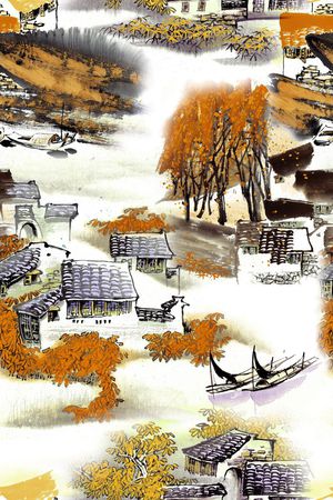 中国风印花花型图片