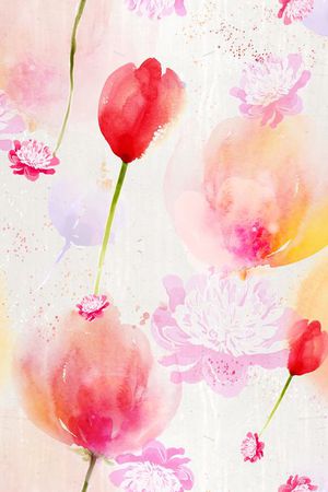 花朵印花花型图片