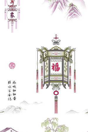 窗帘印花花型图片