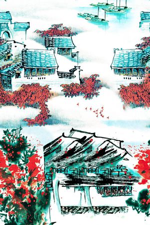 中国风印花花型图片