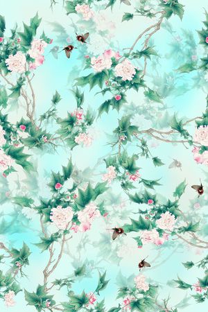 面料花印花花型图片