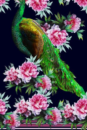 花卉印花花型图片