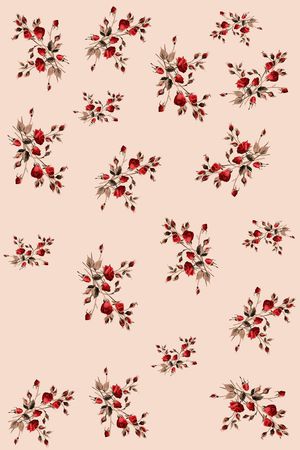花束印花花型图片