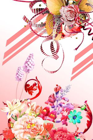 花朵印花花型图片