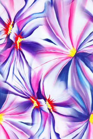花朵印花花型图片