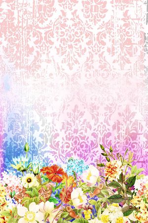 郁金香印花花型图片