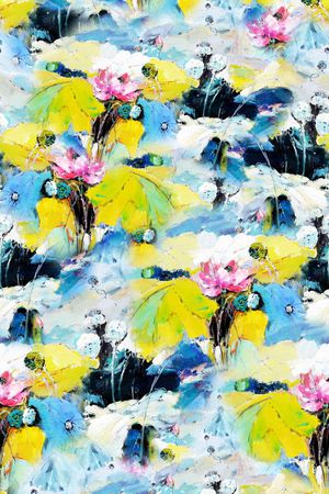 花卉印花花型图片