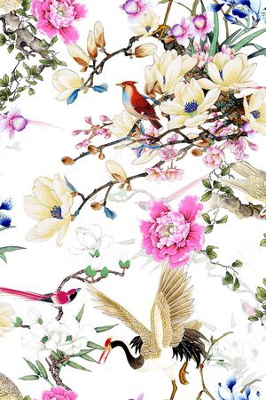 民族风印花花型图片
