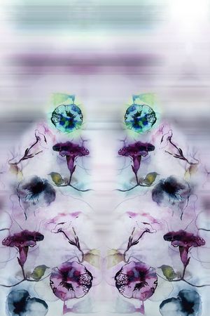 色块印花花型图片
