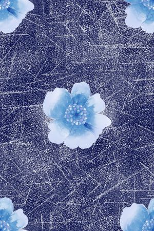 花瓣印花花型图片
