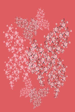 花朵印花花型图片
