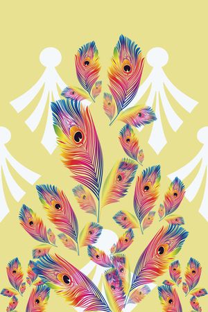 定位花型印花花型图片
